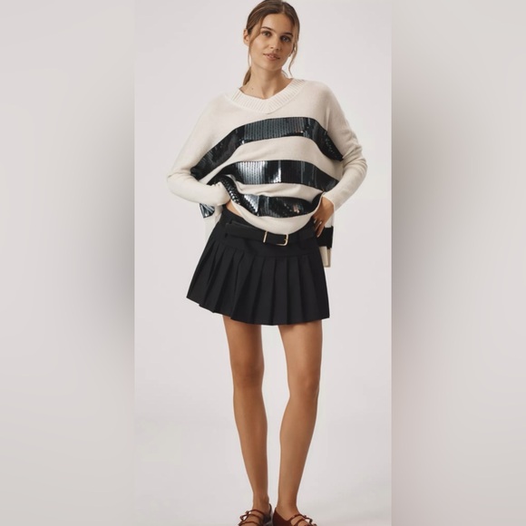 NWT Maeve Cashmere Sequin Sweater - Picture 8 of 9